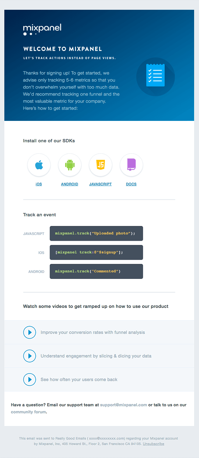 Welcome to Mixpanel