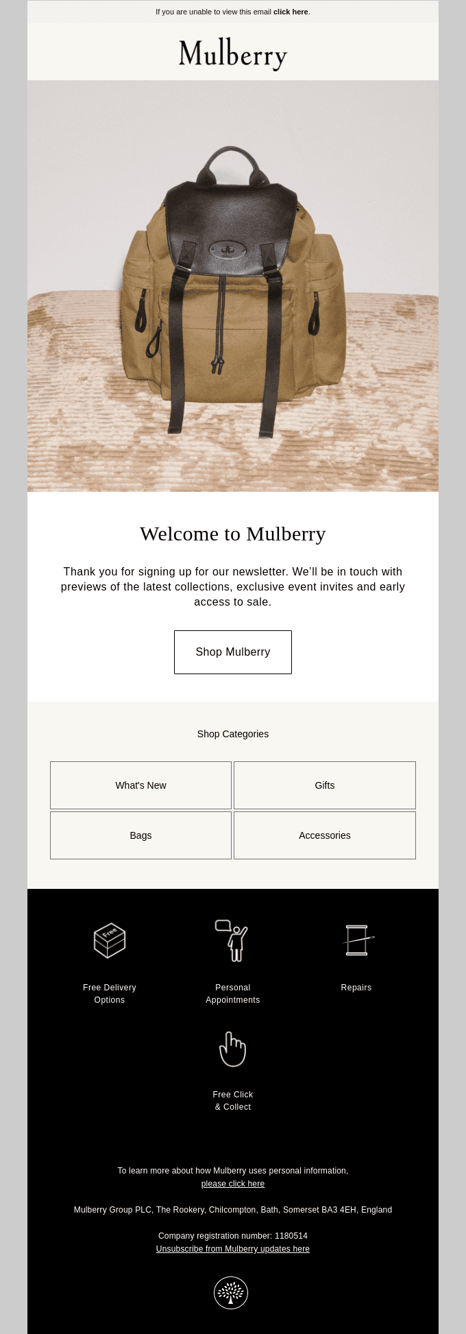 Welcome to Mulberry
