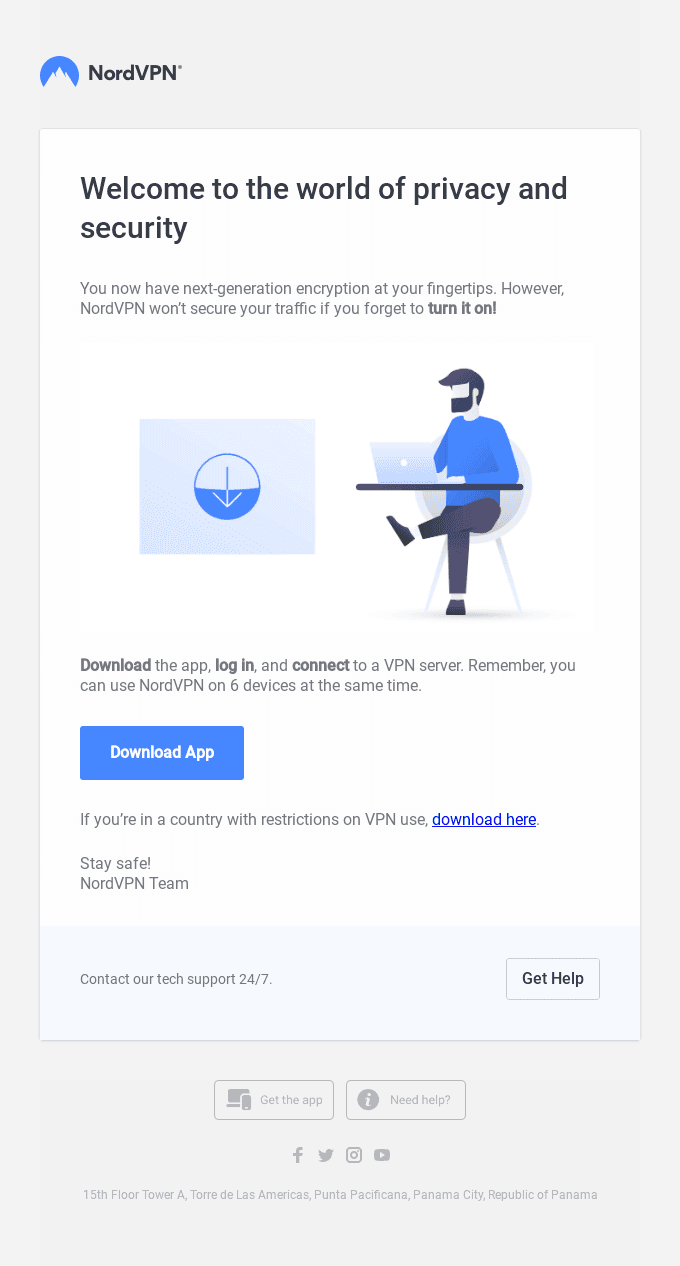 Welcome to NordVPN!