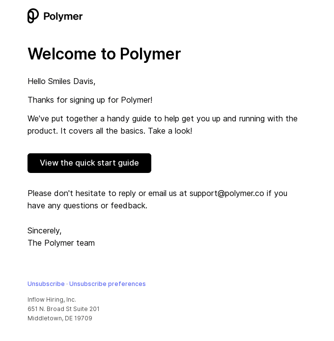 Welcome to Polymer