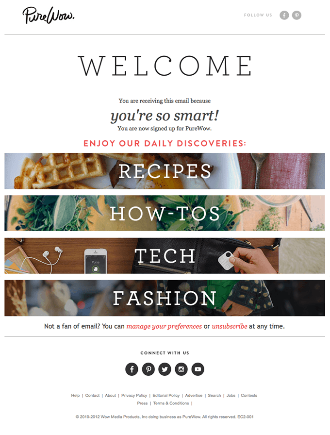 Welcome to PureWow