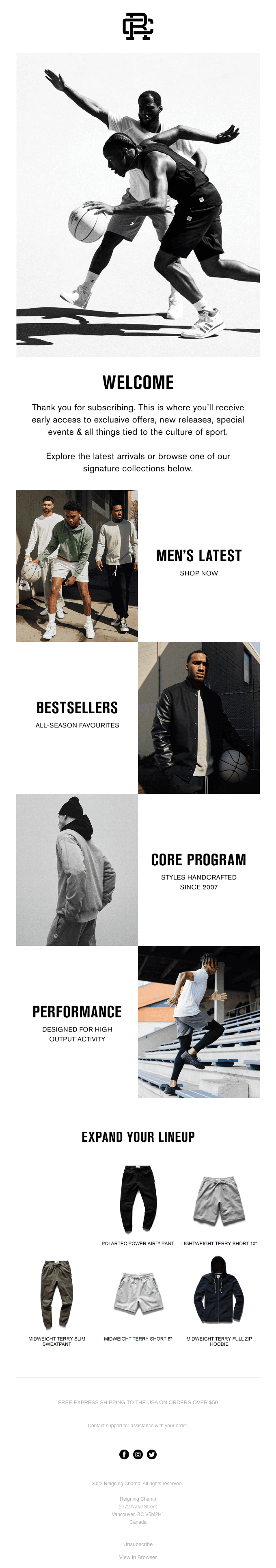 Welcome to Reigning Champ