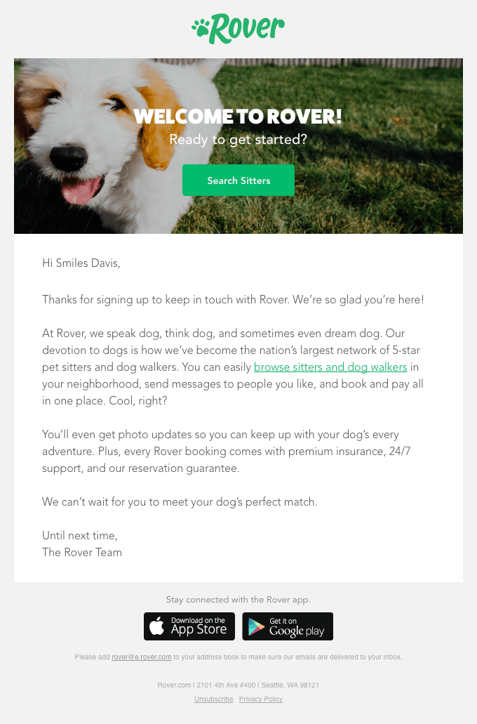 Welcome to Rover!