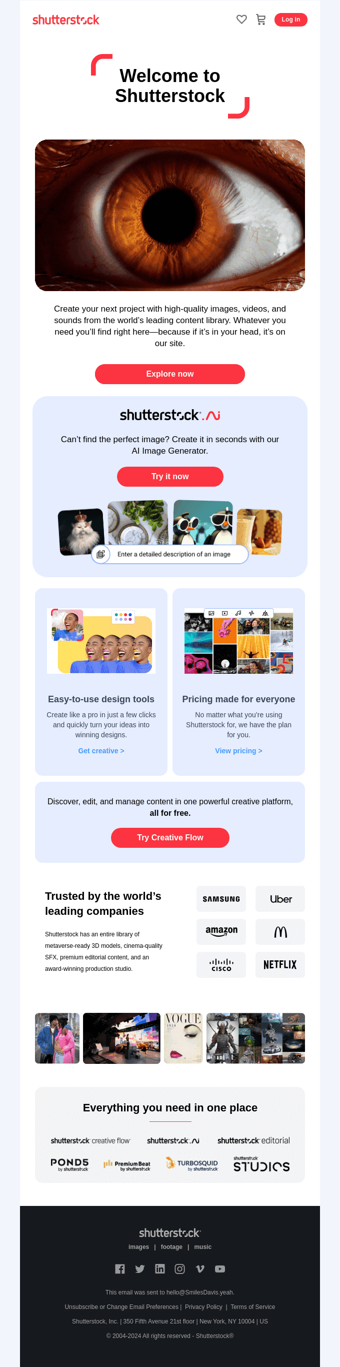 Welcome to Shutterstock.