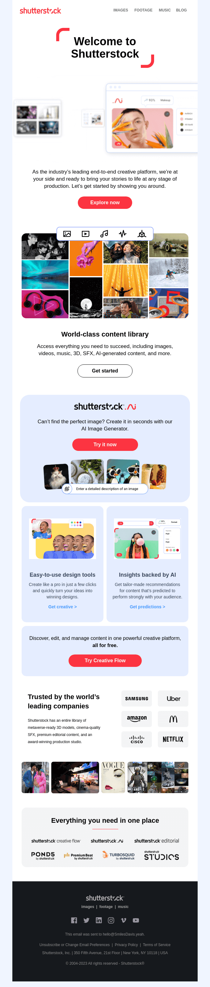 Welcome to Shutterstock.