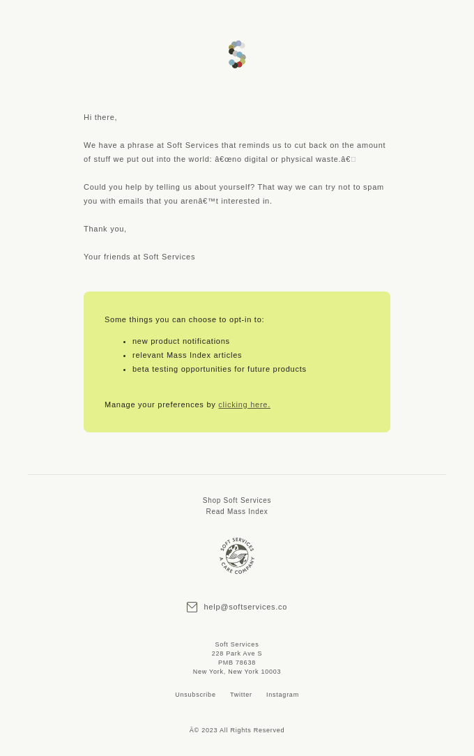 Welcome to Soft Services