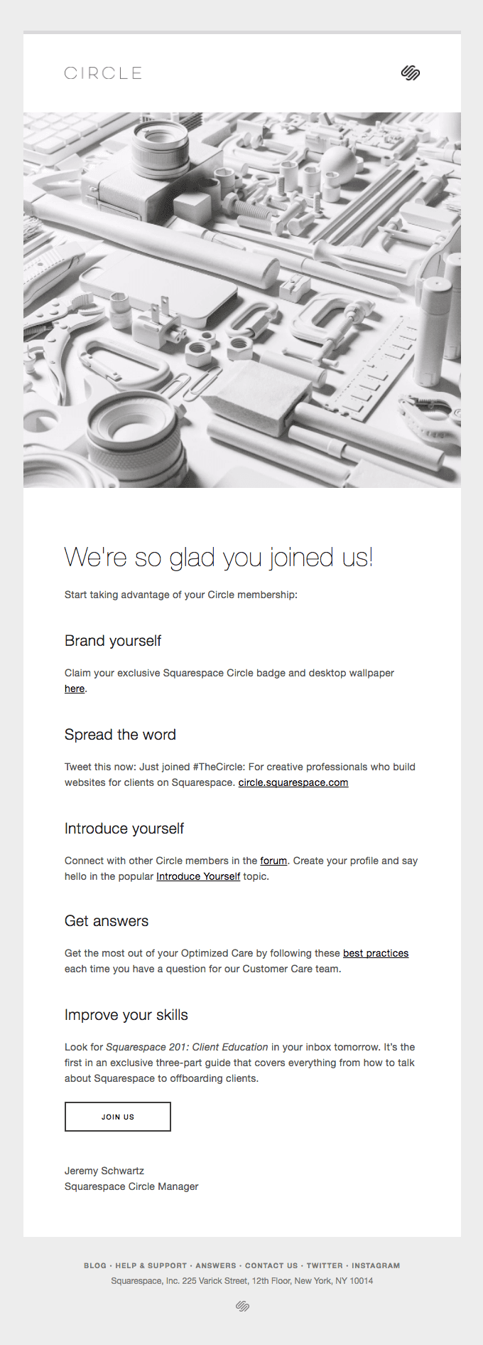 Welcome to Squarespace Circle