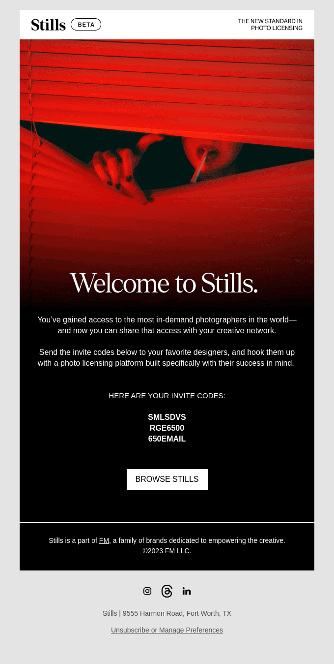 Welcome to Stills