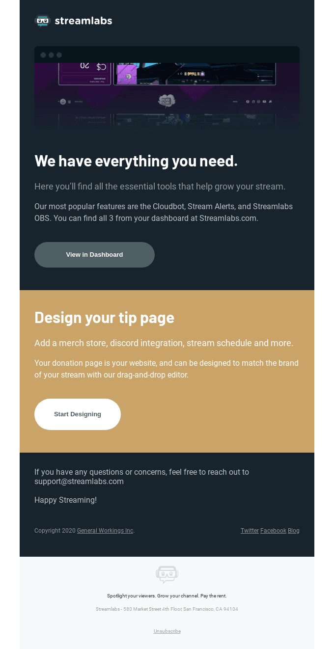 Welcome to Streamlabs!