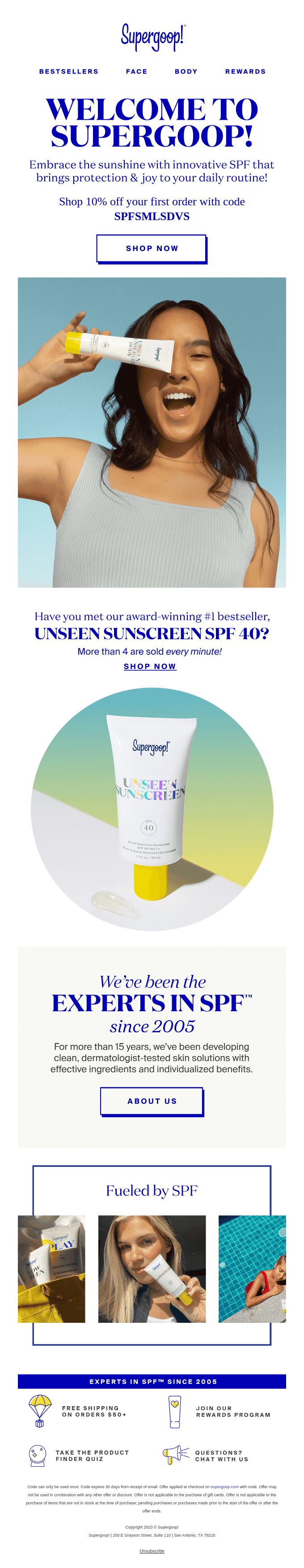 Welcome to Supergoop!