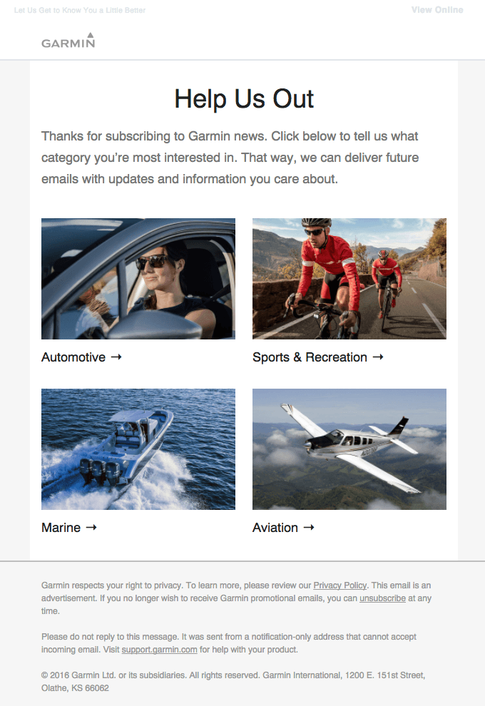 Welcome to the Garmin Family