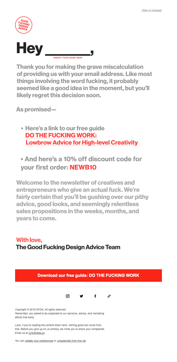 Welcome to the GFDA Newsletter!