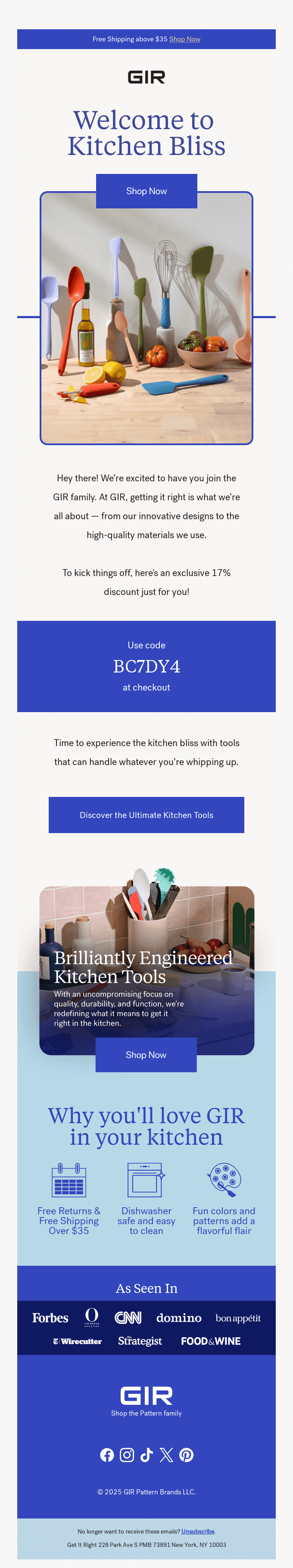 Welcome to the GIR Family 🧑‍🍳