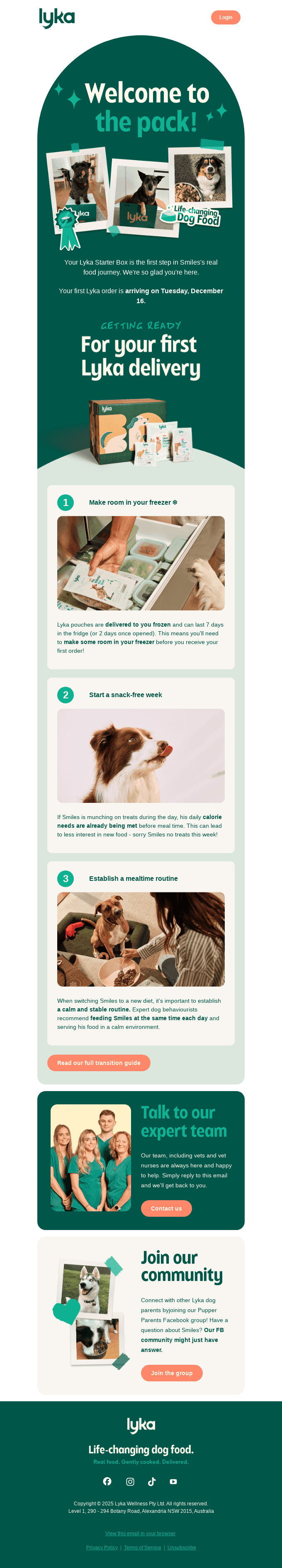Smiles, welcome to the Lyka Pack!