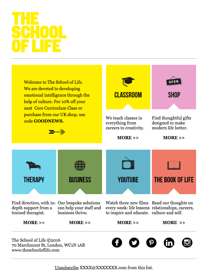 Welcome to The School of Life