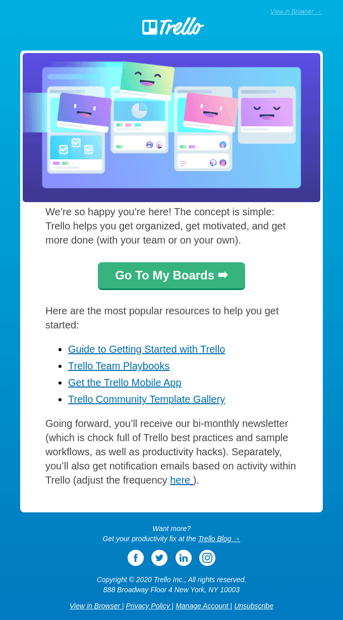 Welcome to Trello