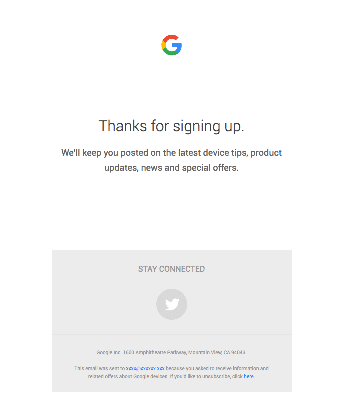 Welcome. You’re all set.