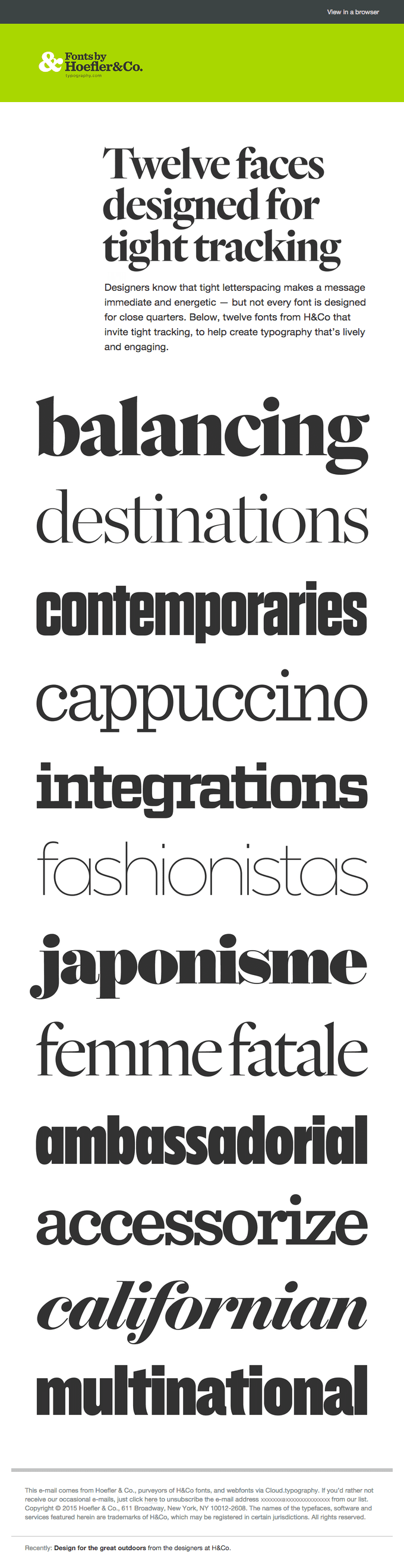Well-fitted fonts for tight tracking
