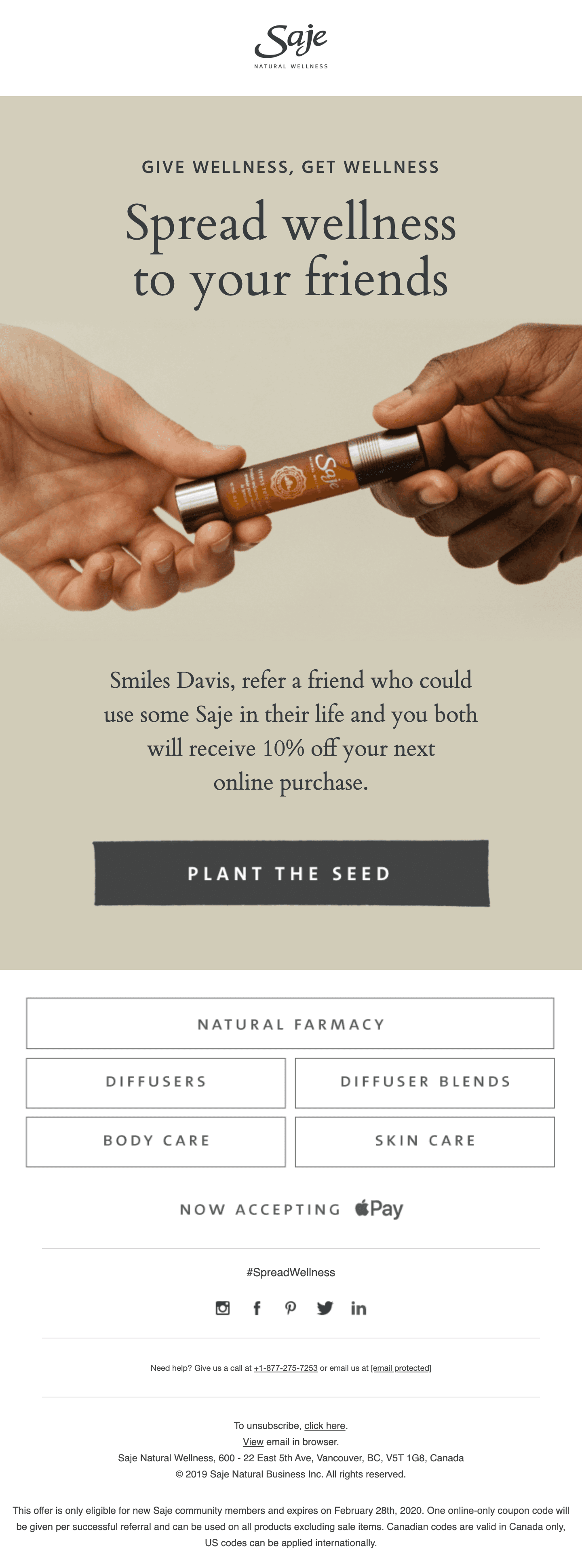 Wellness grows when shared