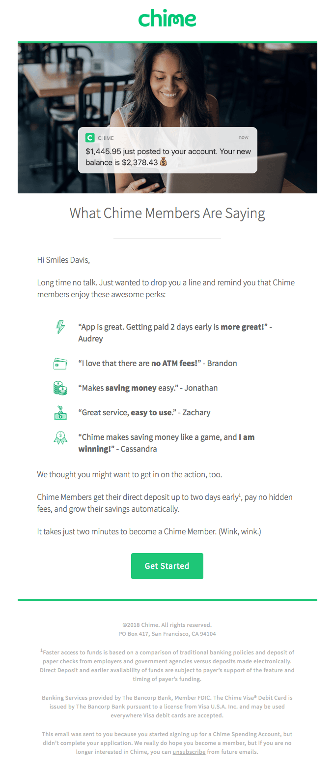 What Chime Members Are Saying