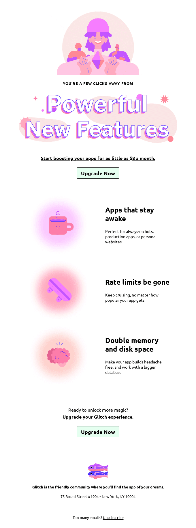What Glitch membership means