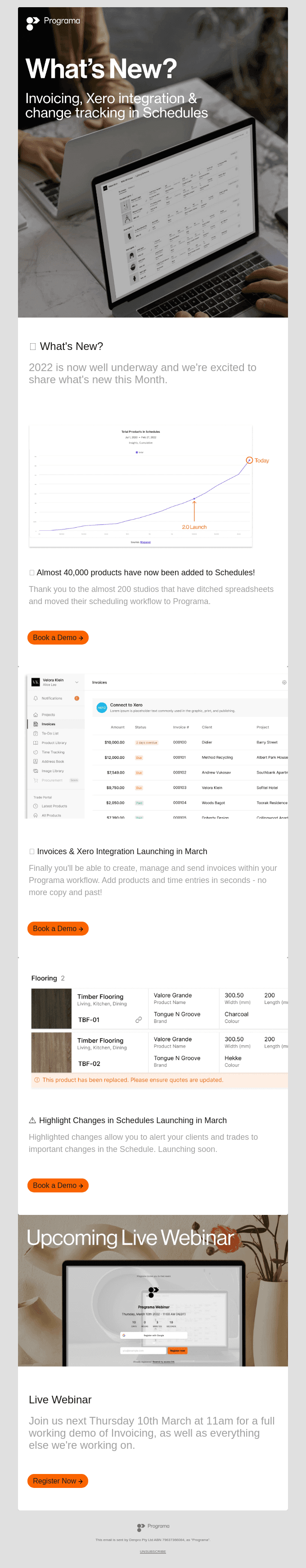 👀 What's new at Programa?