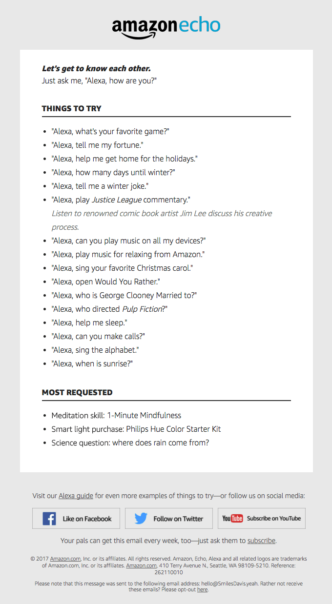 What’s new with Alexa?