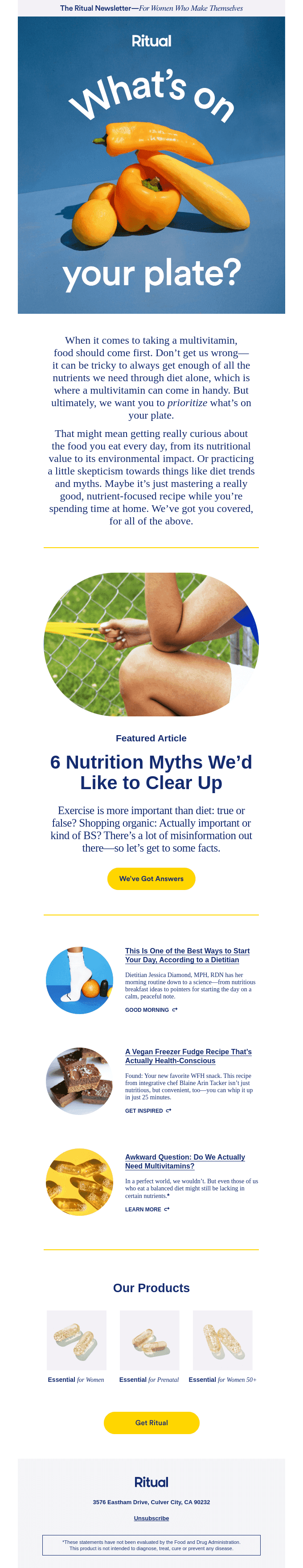 What’s on your plate?