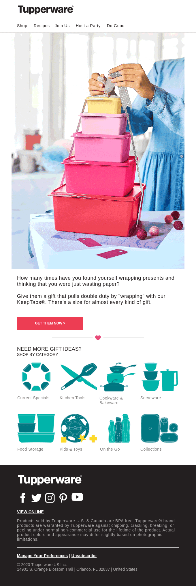 Who needs gift wrap?