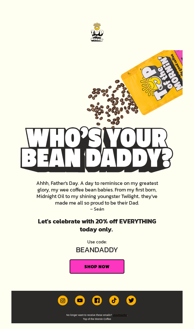 Who’s Your Bean Daddy?