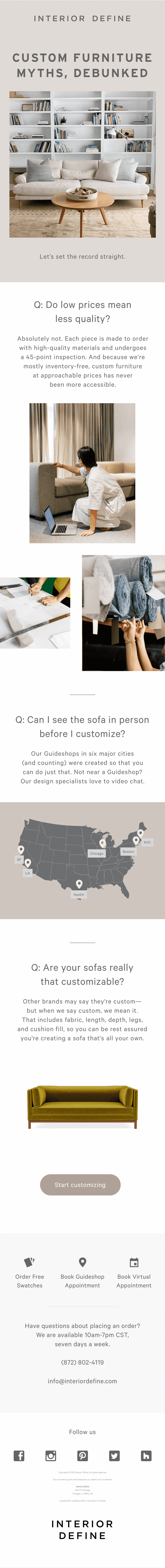 Why our custom is better