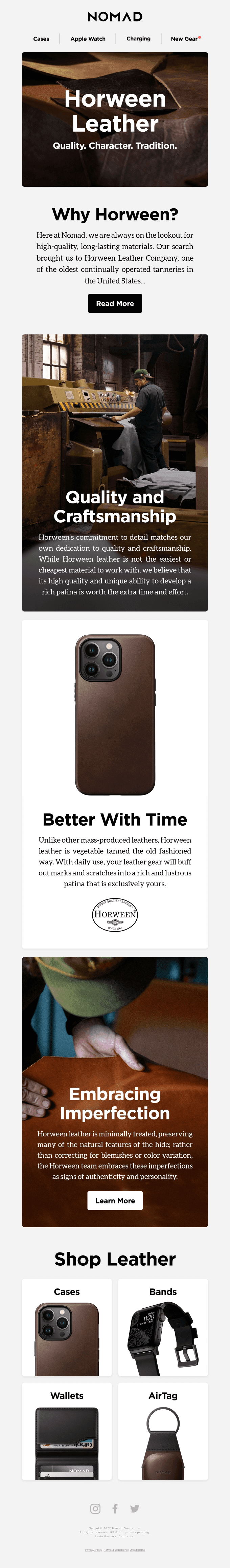 Why we use Horween Leather