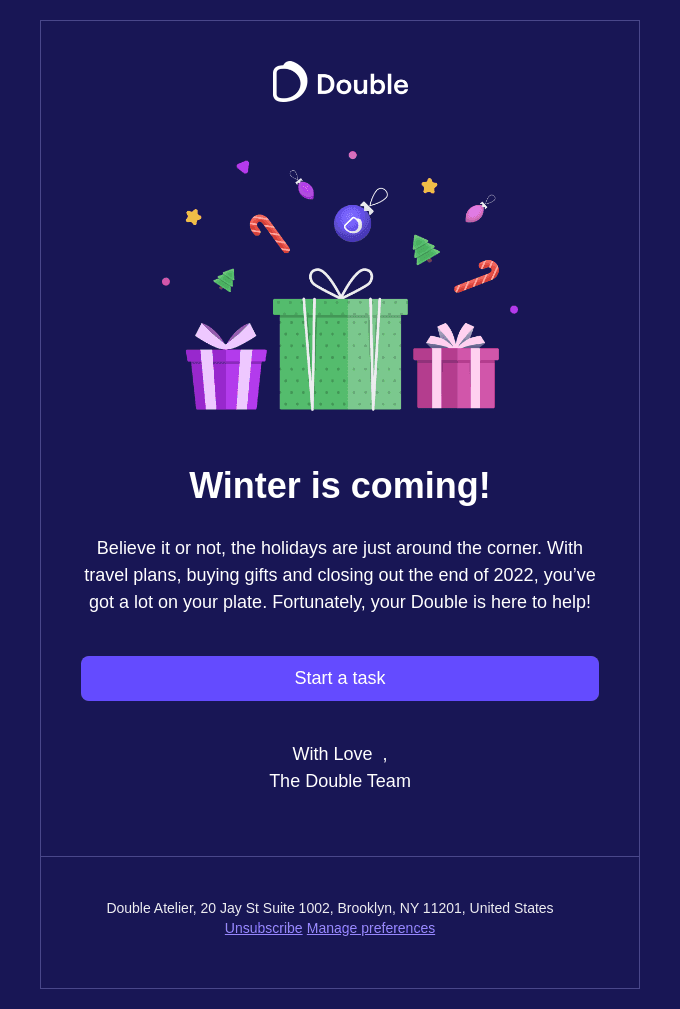 Winter is coming!