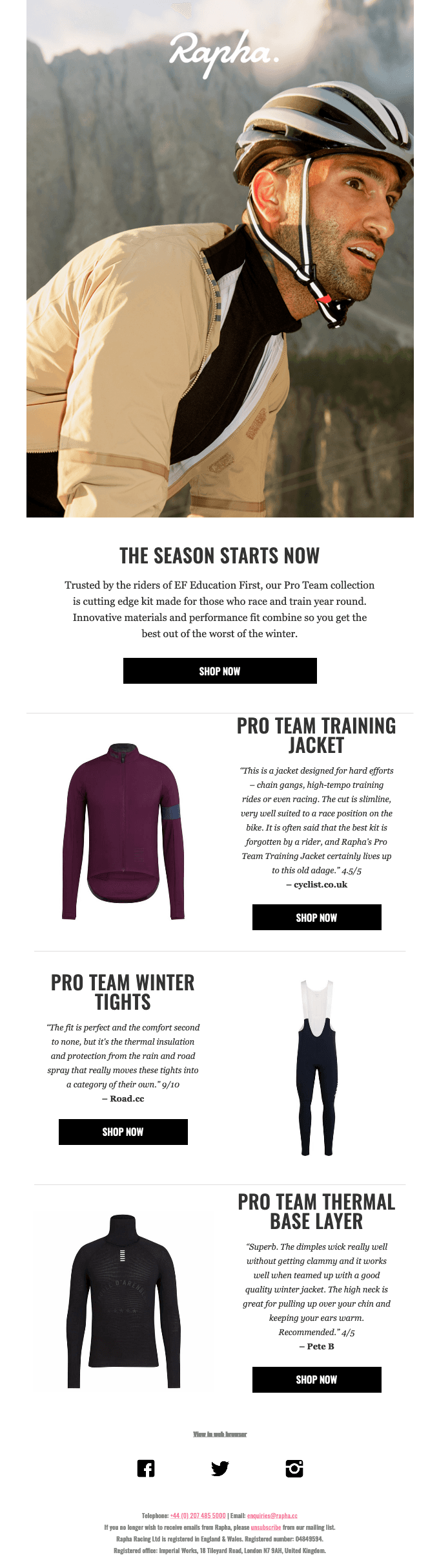 Winter winners