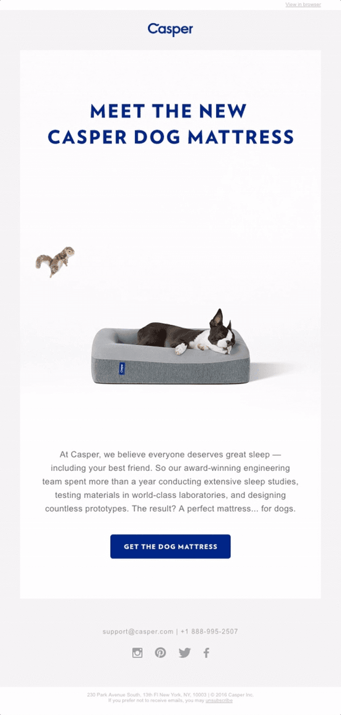 You barked, we listened.