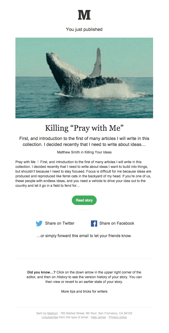 You Just Published “Killing ‘Pray with Me’” on Medium