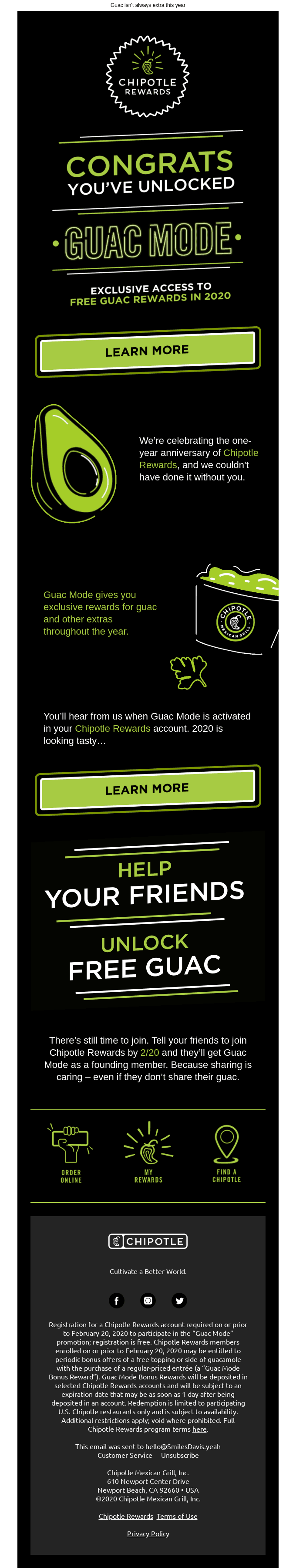 You just unlocked Guac Mode ✅ 🔓 🥑