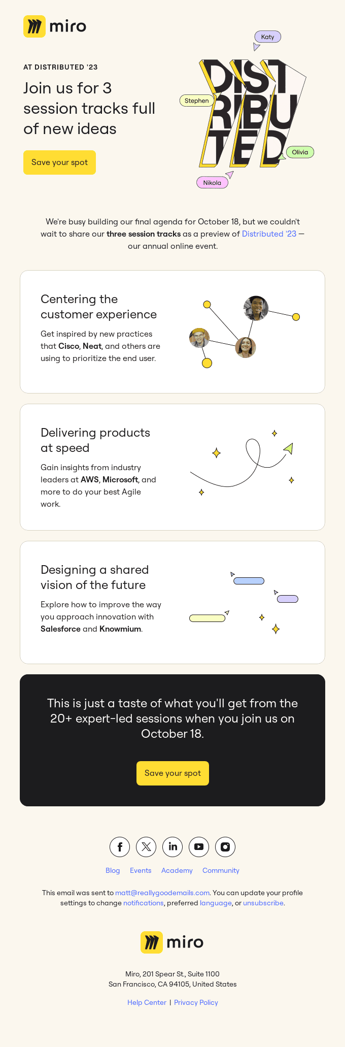 Your Distributed '23 Sneak Peek