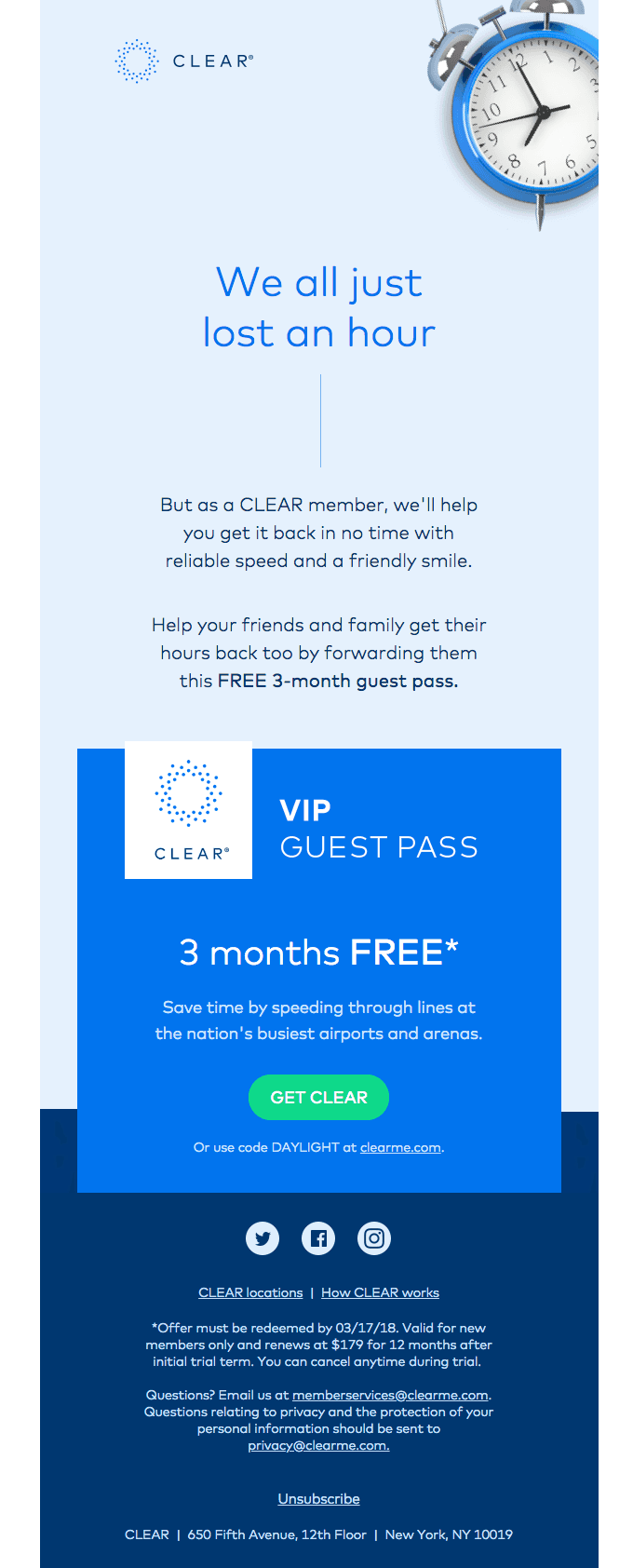 Your exclusive guest pass