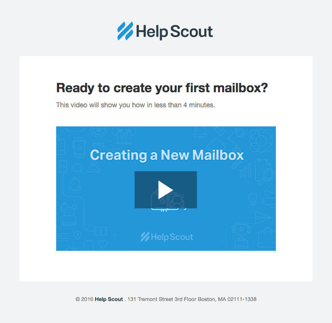 Your first mailbox