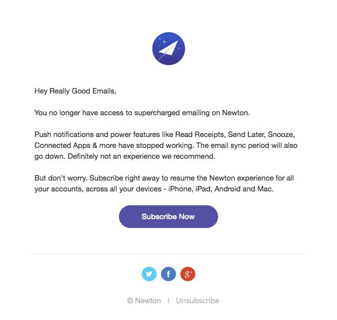 Your free trial has expired