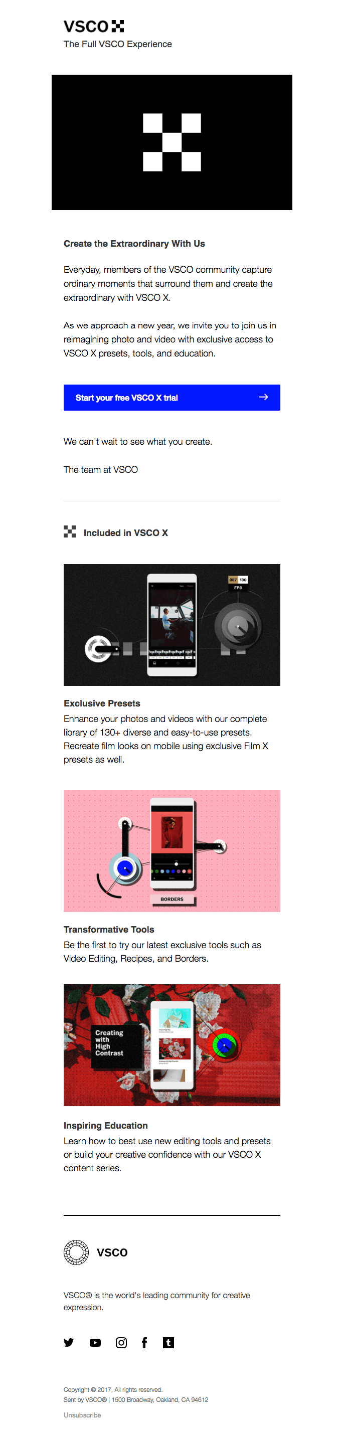 Your Free VSCO X Trial