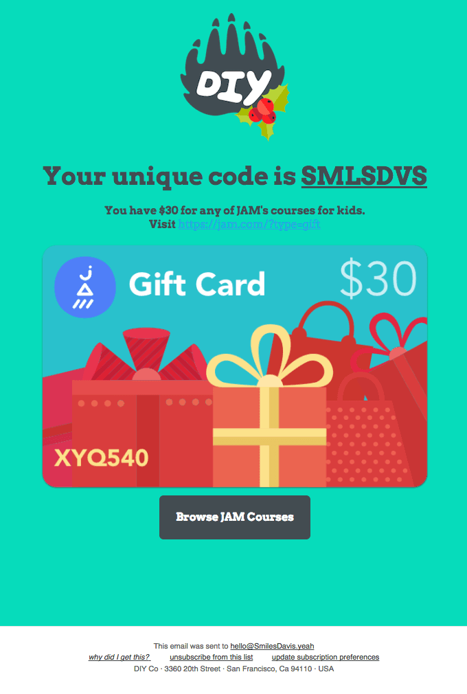 Your Gift Card