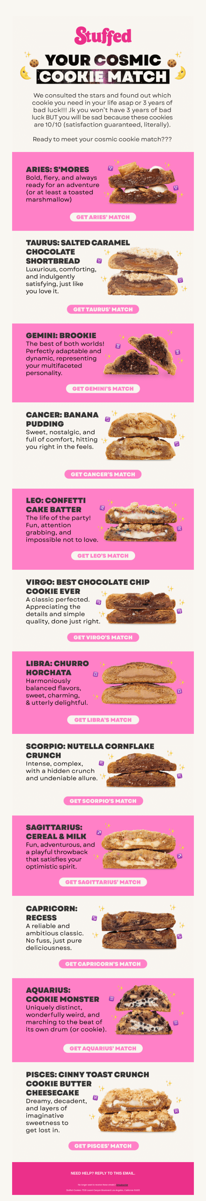 Your horoscope reading is in