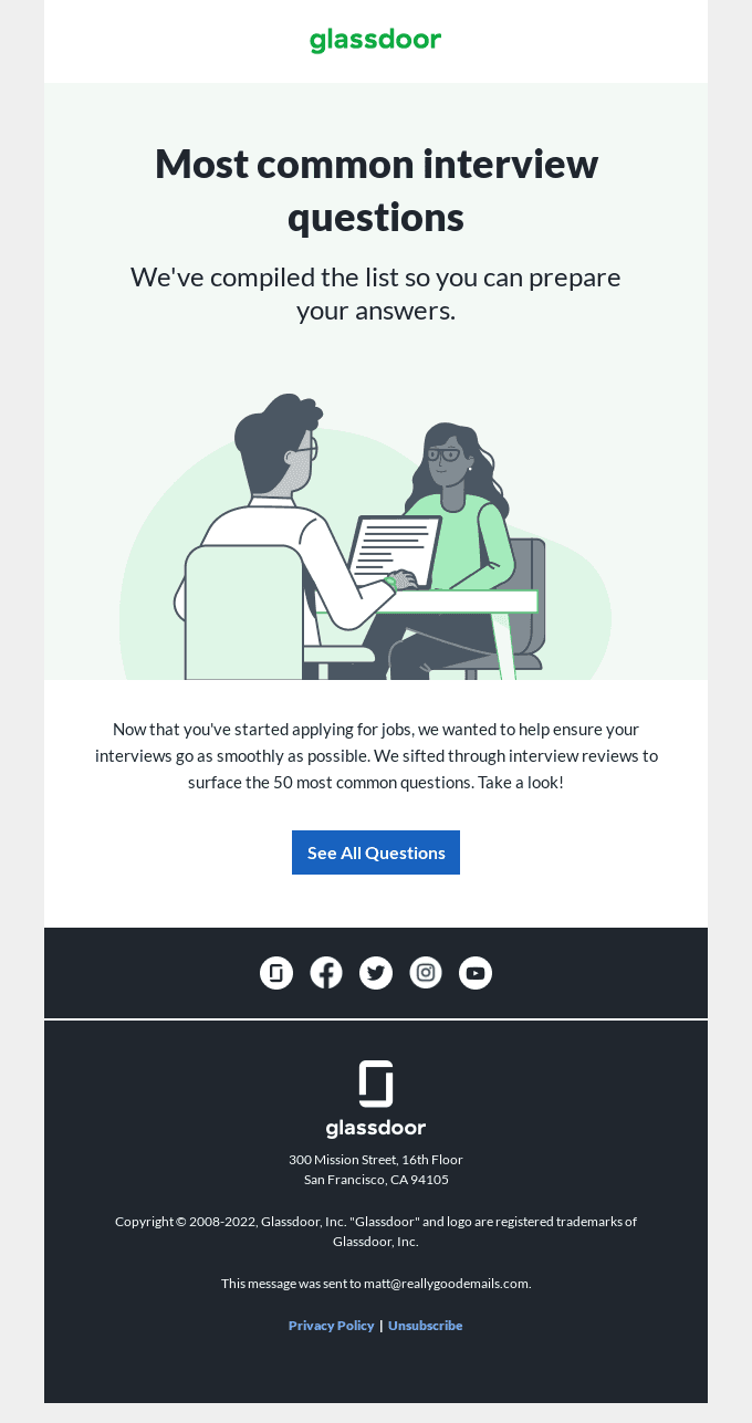 Your interview cheat sheet