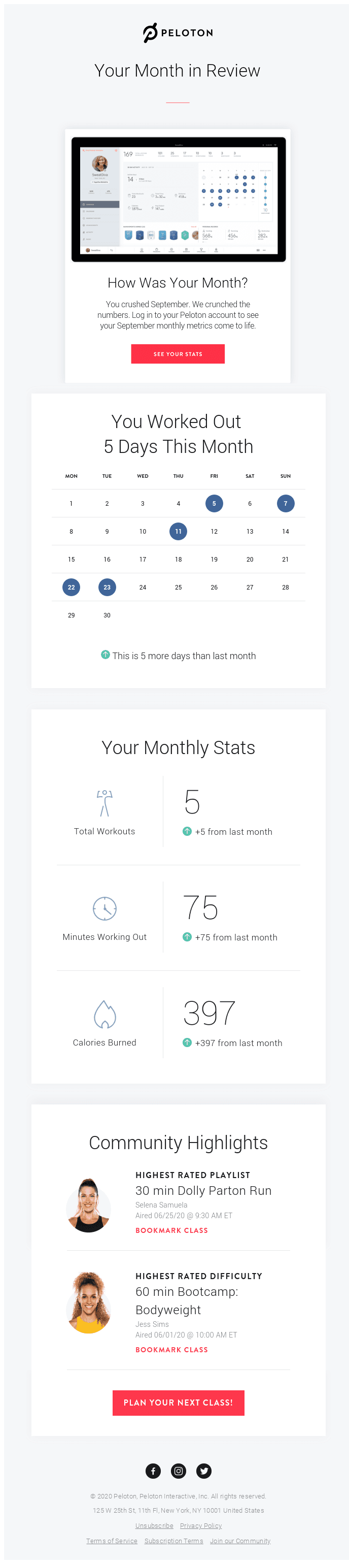 Your June with Peloton