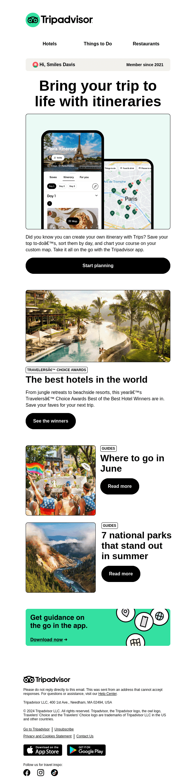 Your May member update
