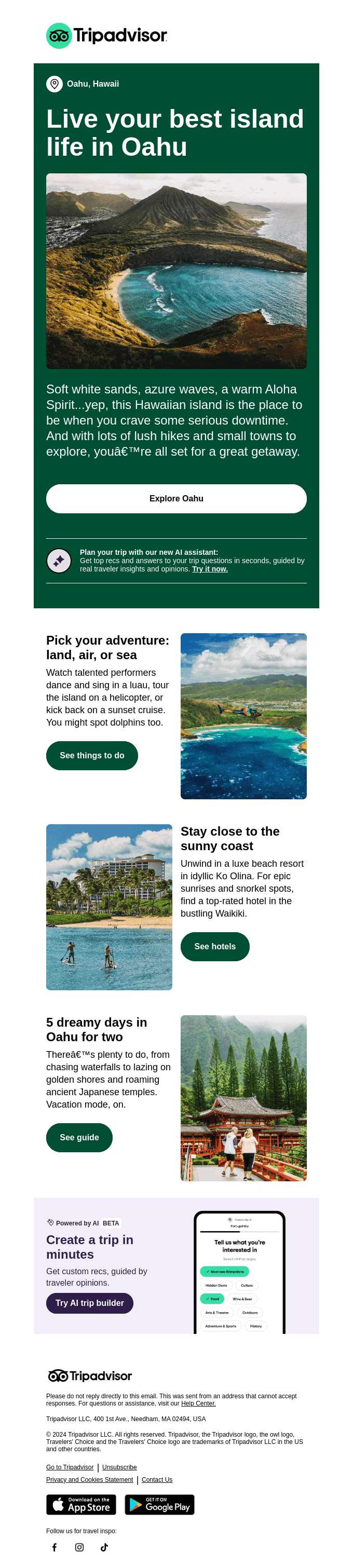 Your next getaway: Oahu