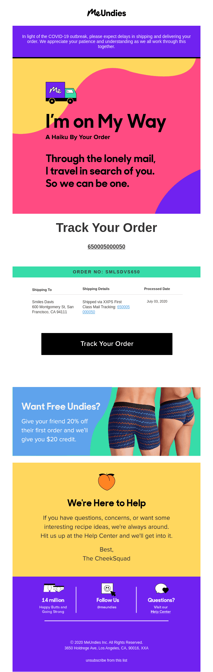 Your Order Has Shipped 📪