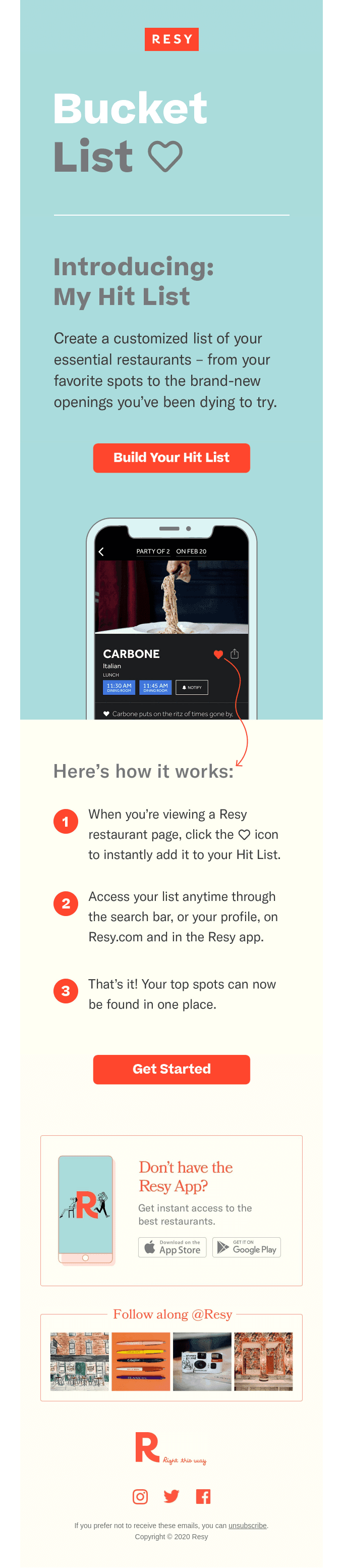 Your Personal Hit List